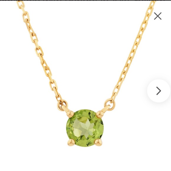 Brand New 4mm Peridot 14K Gold Necklace by Michael Hill - Picture 7 of 10